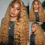 #27 Honey Blonde Water Wave Wig