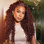 #33 Reddish Brown Deep Wave Wig