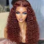 #33 Reddish Brown Water Wave Wig