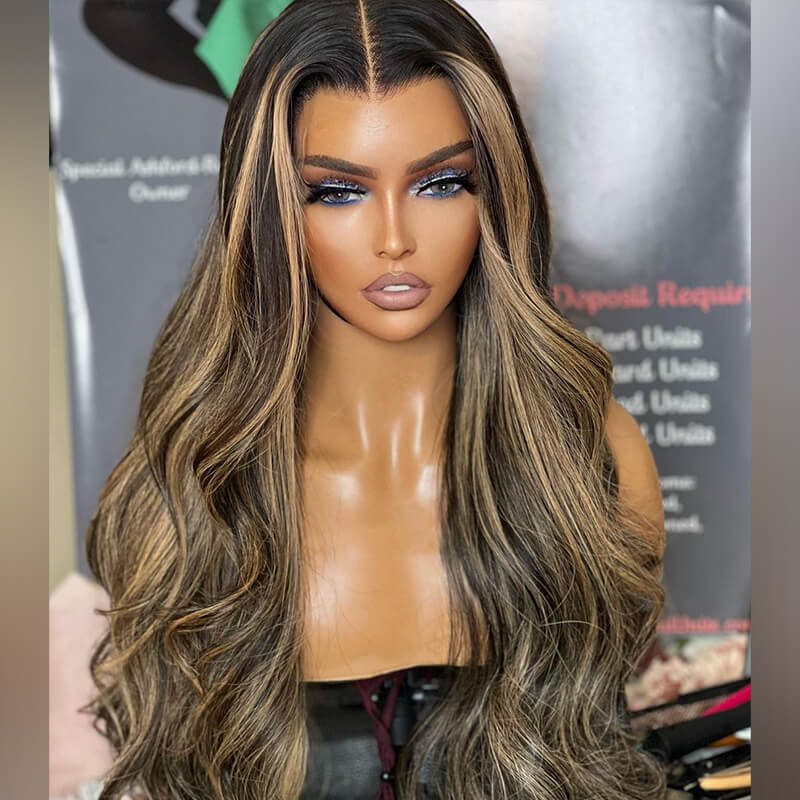 balayage highlight wig
