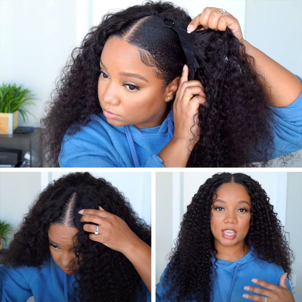 deep wave v part wig