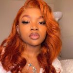 ginger barrel curls lace wig