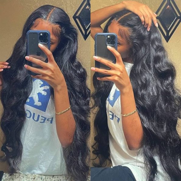 long inches body wave wig