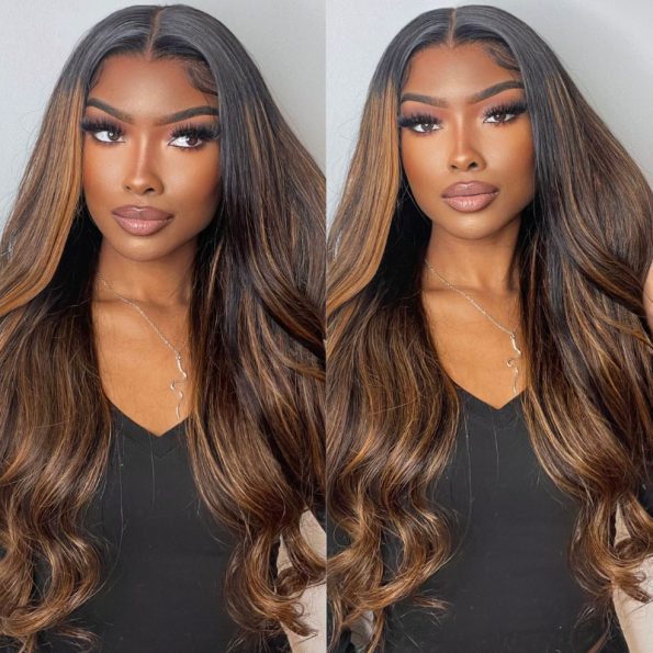 ombre highlight wig body wave