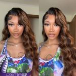 ombre highlight wig body wave