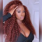 #33 Reddish Brown Deep Wave Wig