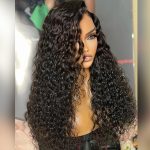 water wave human hair wig