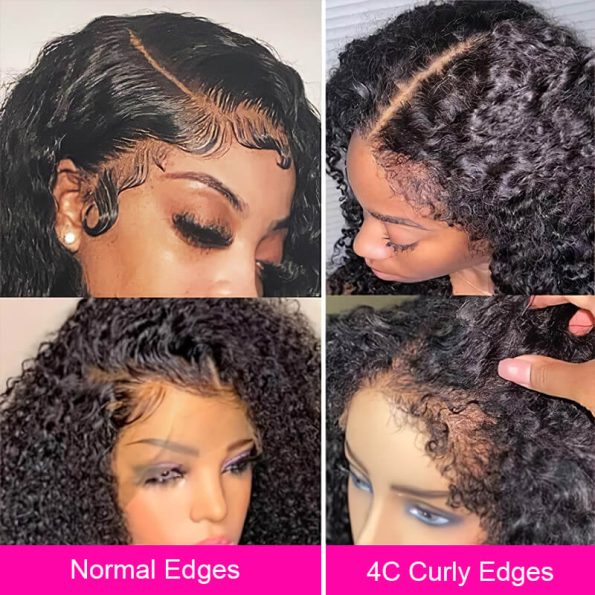 4C curly wig