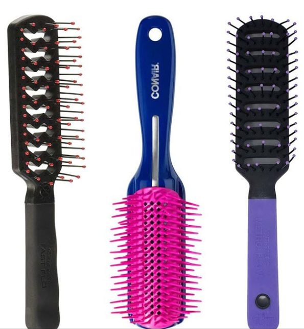 Make-use-of-an-antistatic-hairbrush