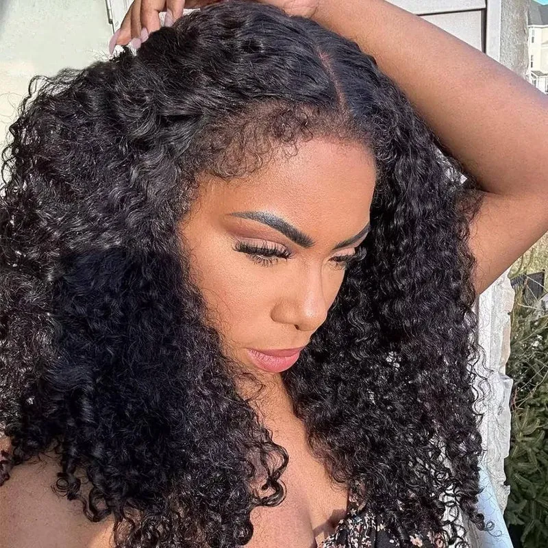 curly 4c hairline wig (1)