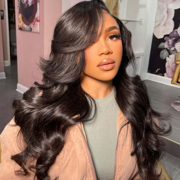 layer body wave wig