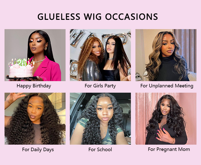 Glueless-wig-description