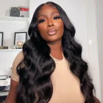 body wave lace front wig