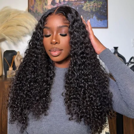 curly human hair wig