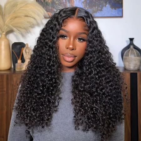 curly human hair wig