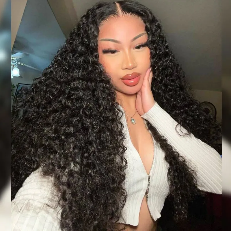 Deep Wave Wear Go Glueless Human Hair Wig 6x5 13x6 Melt Lace Flexi-Fit Drawstring Cap