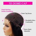 dark burgundy wavy wave short wig