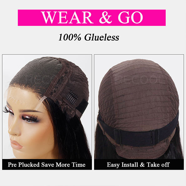 glueless wig 5×5 lace details