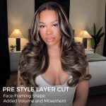 balayage highlight loose layer wig (2)