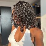 bouncy curly wig air cap