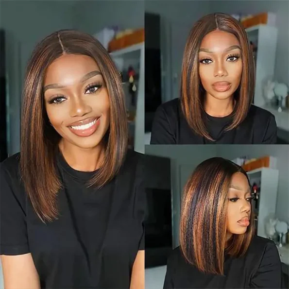 highlight bob wig