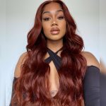 reddish brown wig