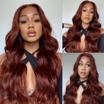 reddish brown wig