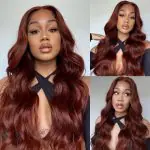 reddish brown wig