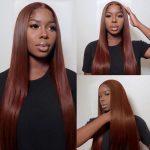 reddish brown wig