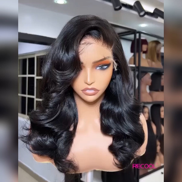 New body wave human hair wig