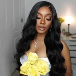 body wave glueless human hair wig