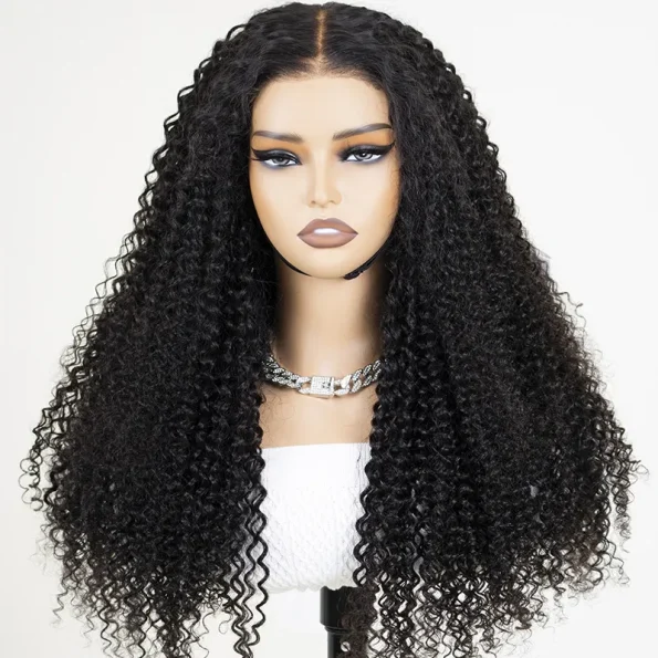 curly human hair wig