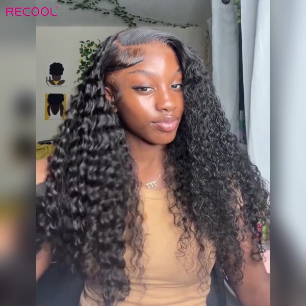 HD deep wave lace wig