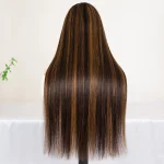highlight color body wave human hair wig (2)