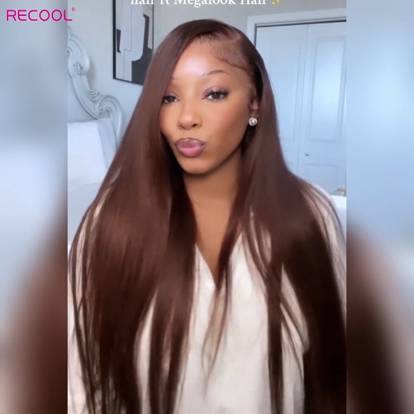 brown color lace wig