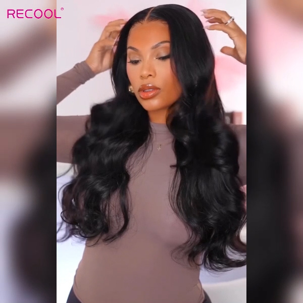 glueless body wave wig