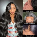 glueless body wave wig