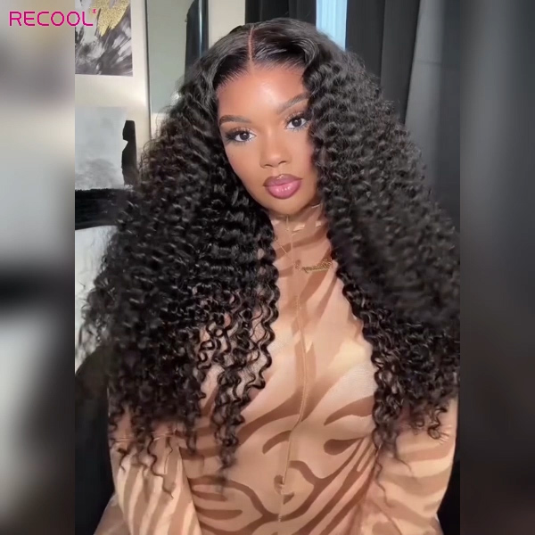 deep wave human hair wig