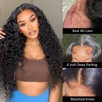 water wave lace closure wig