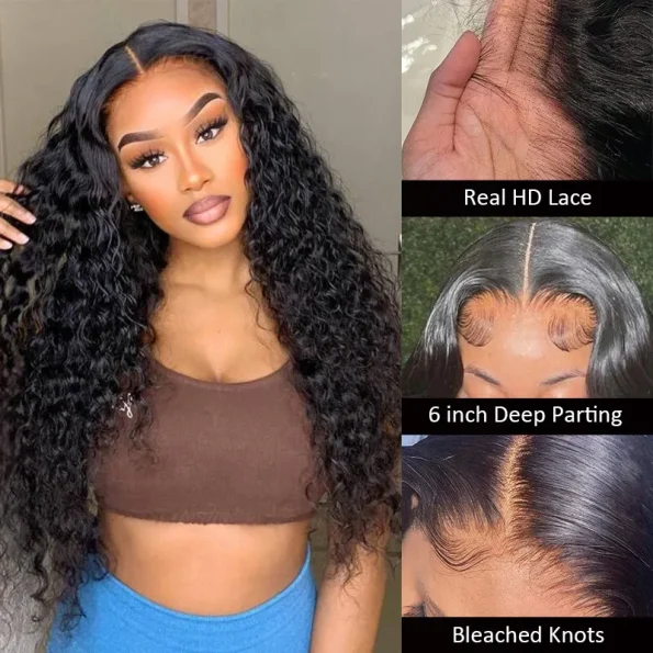 water wave 13x6 hd lace wig