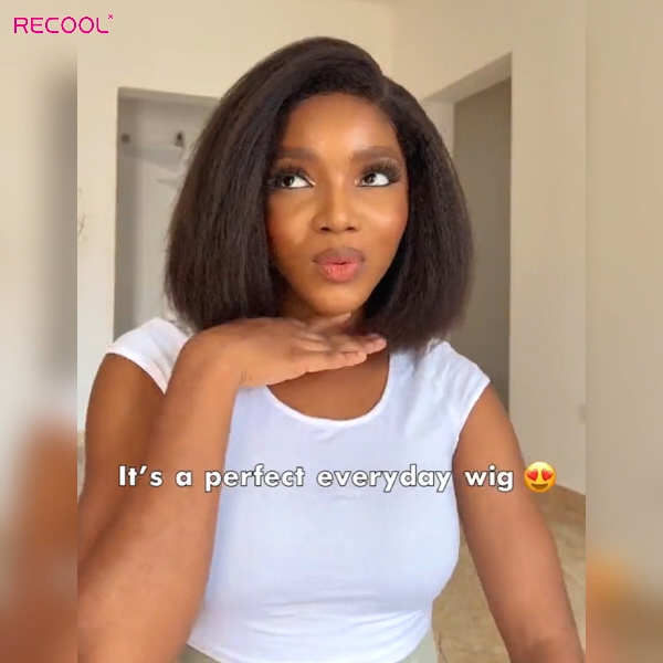 kinky straight bob wig human hair (7)