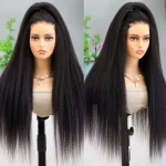 kinky straight human hair wig (6)