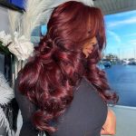 brown color human hair wig