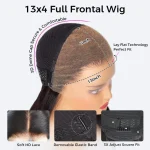 99J burgundy wig