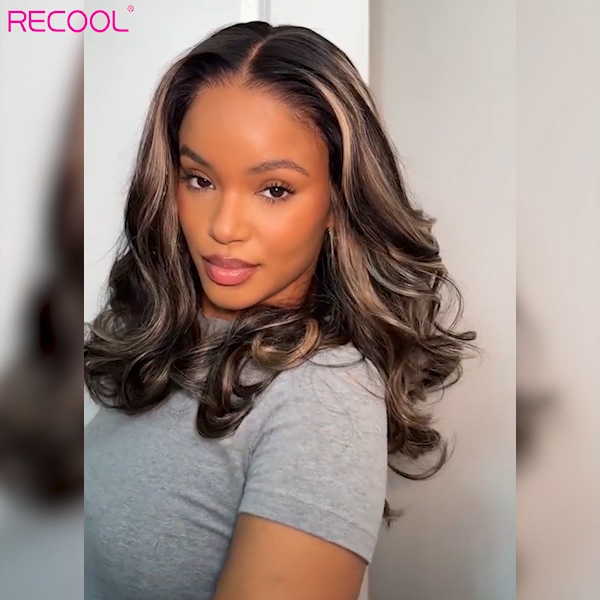 highlight 1B 22 wig short loose body wave (2)