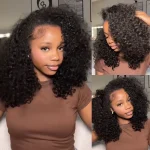 bouncy deep wave half wig (2)