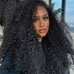 kinky curly half wig (1)