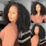 kinky curly half wig (1)