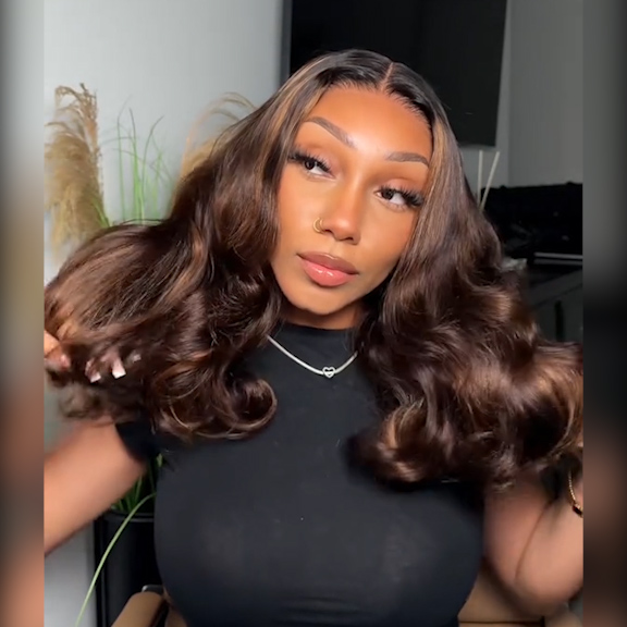 ombre highlight loose body wig (1)