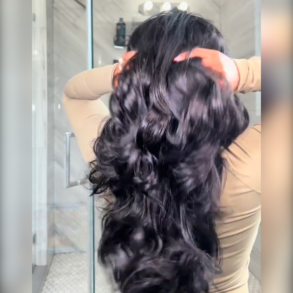 v part yaki loose body wave wig (1)